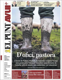 Portada de El Punt Avui (España)