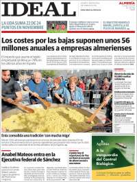 Portada de Ideal Almeria (España)