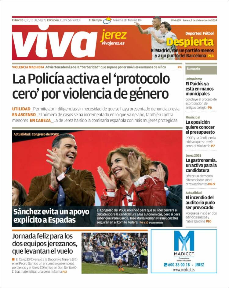 Portada de Información - Jerez (España)