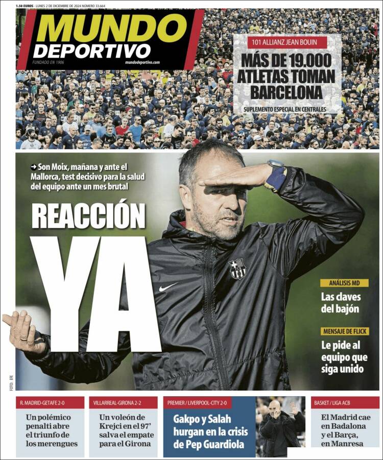 Portada de El Mundo Deportivo (España)