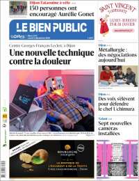 Portada de Le Bien Public (Francia)