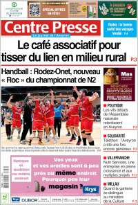 Portada de Centre Presse (Francia)