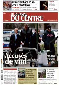 Portada de Le Journal du Centre (Francia)