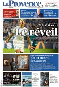 Portada de La Provence (Francia)