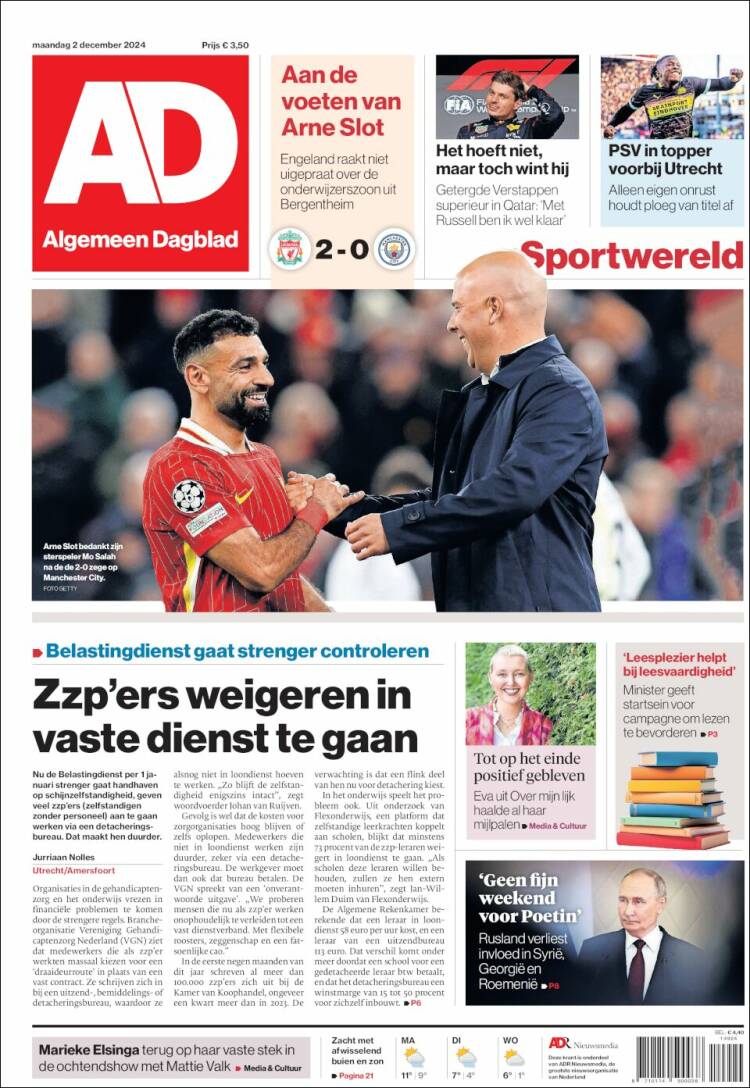 Portada de AD (Pa&iacute;ses Bajos)