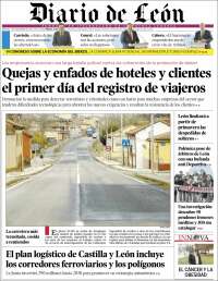 Portada de Diario de León (Espagne)