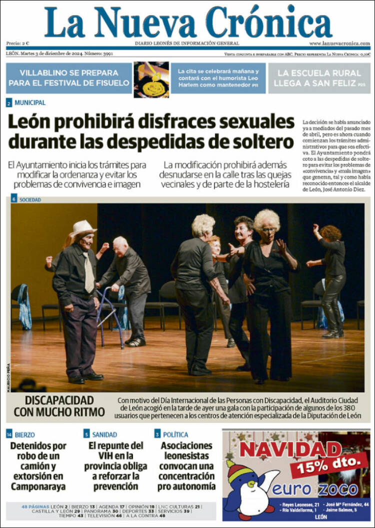 Portada de La Nueva Crónica (Espagne)