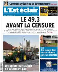 Portada de L'Est Eclair (France)