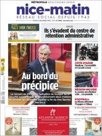 Portada de Nice-Matin (France)