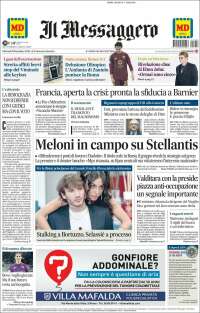 Portada de Il Messaggero (Italy)