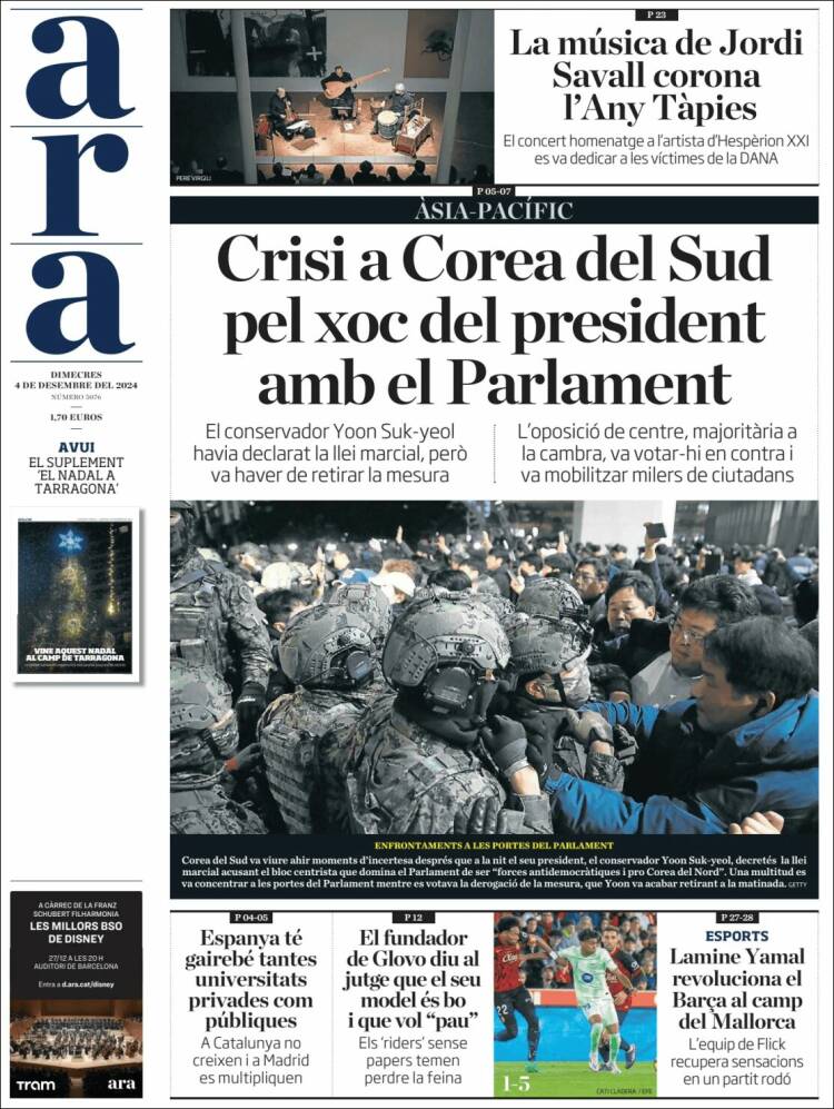 Portada de Ara (España)