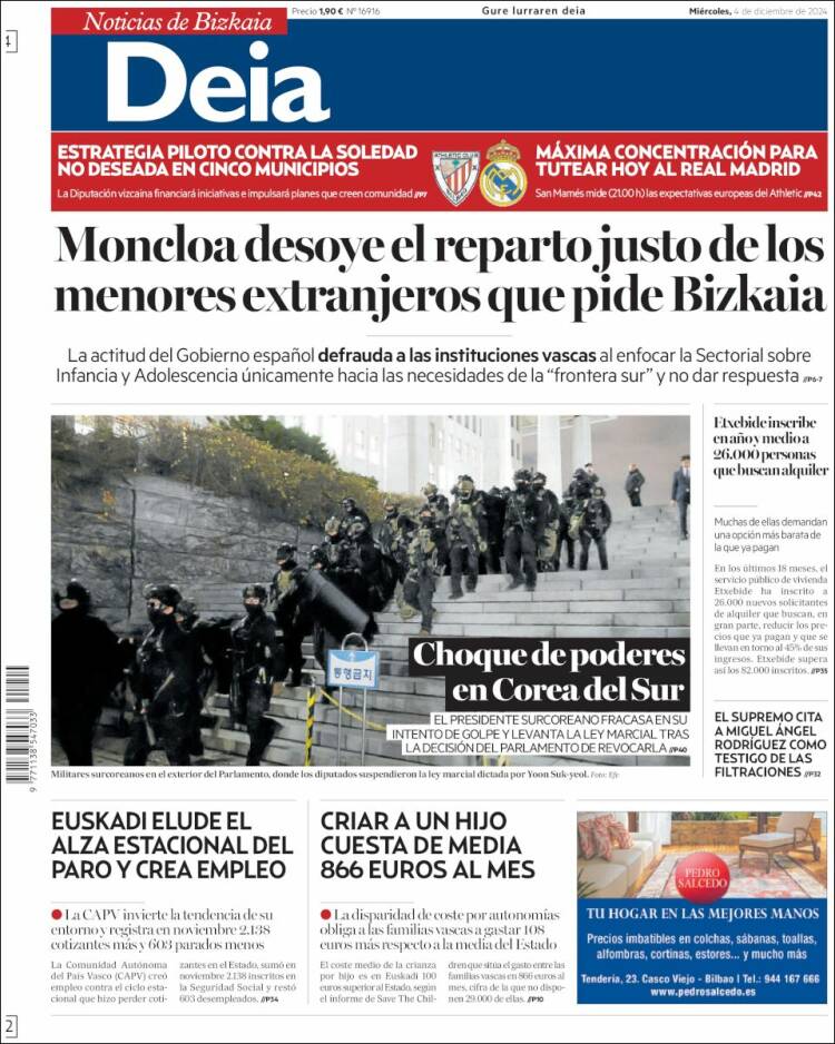 Portada de Deia (España)