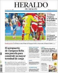 Portada de Heraldo de Aragón (Spain)