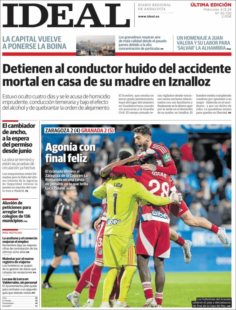 Portada de Ideal (España)