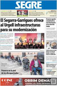 Portada de Segre  (España)