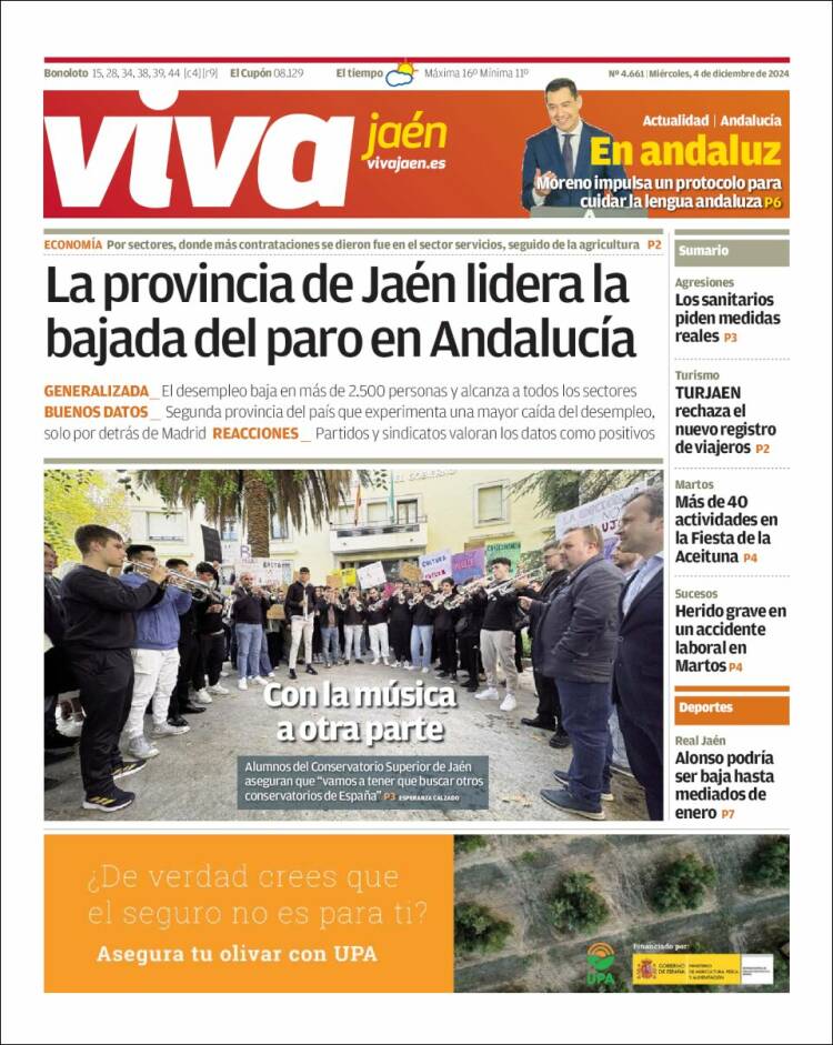 Portada de Viva Jaén (España)