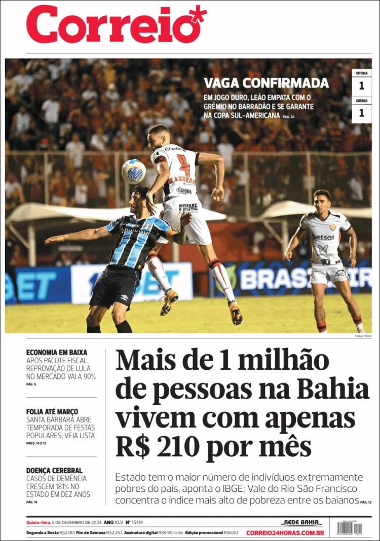 Portada de Correio* (Brasil)