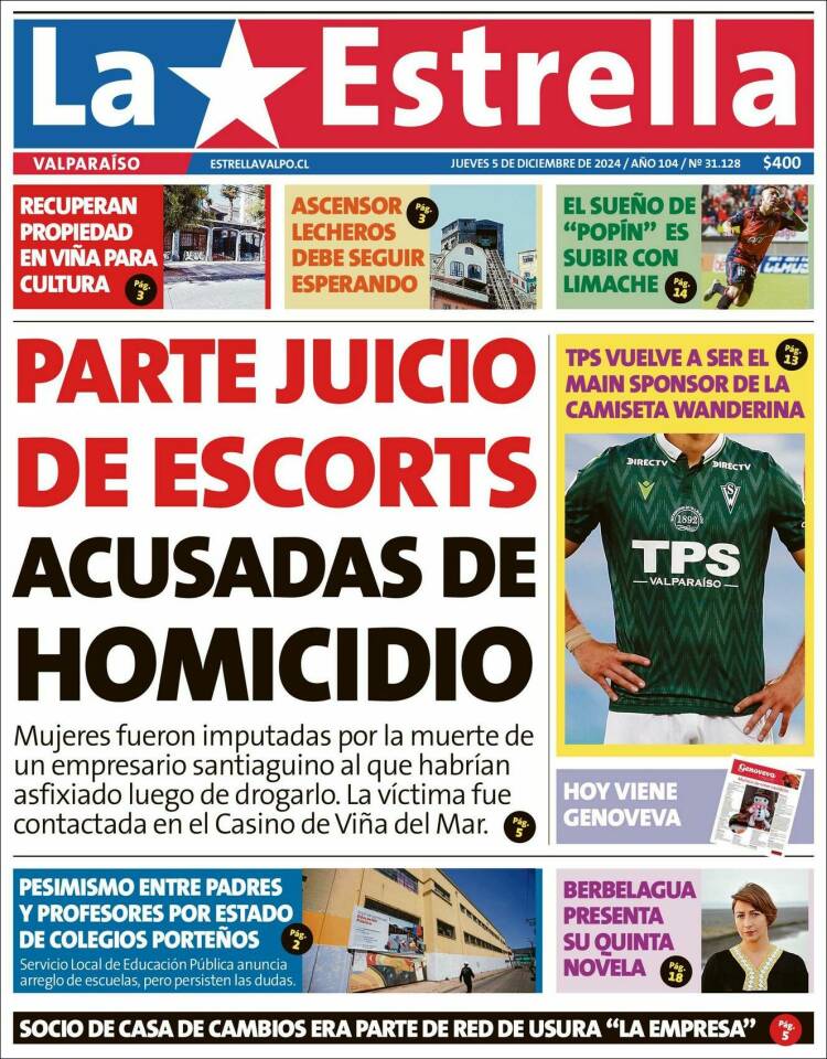 Portada de Estrella de Valparaiso (Chile)