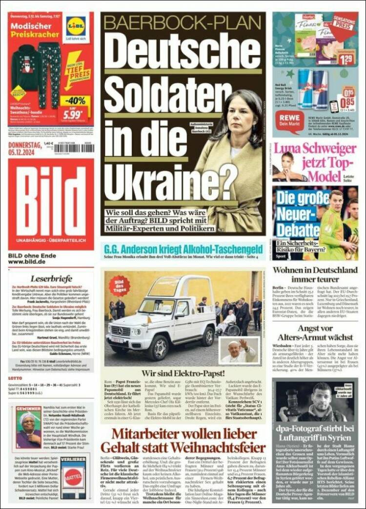 Portada de Bild (Alemania)
