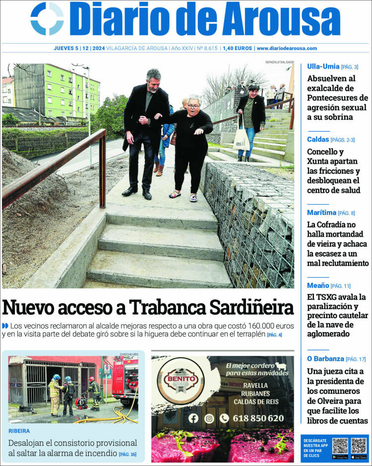 Portada de Diario de Arousa (España)