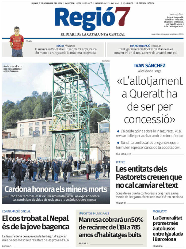 Portada de Regio7 (España)