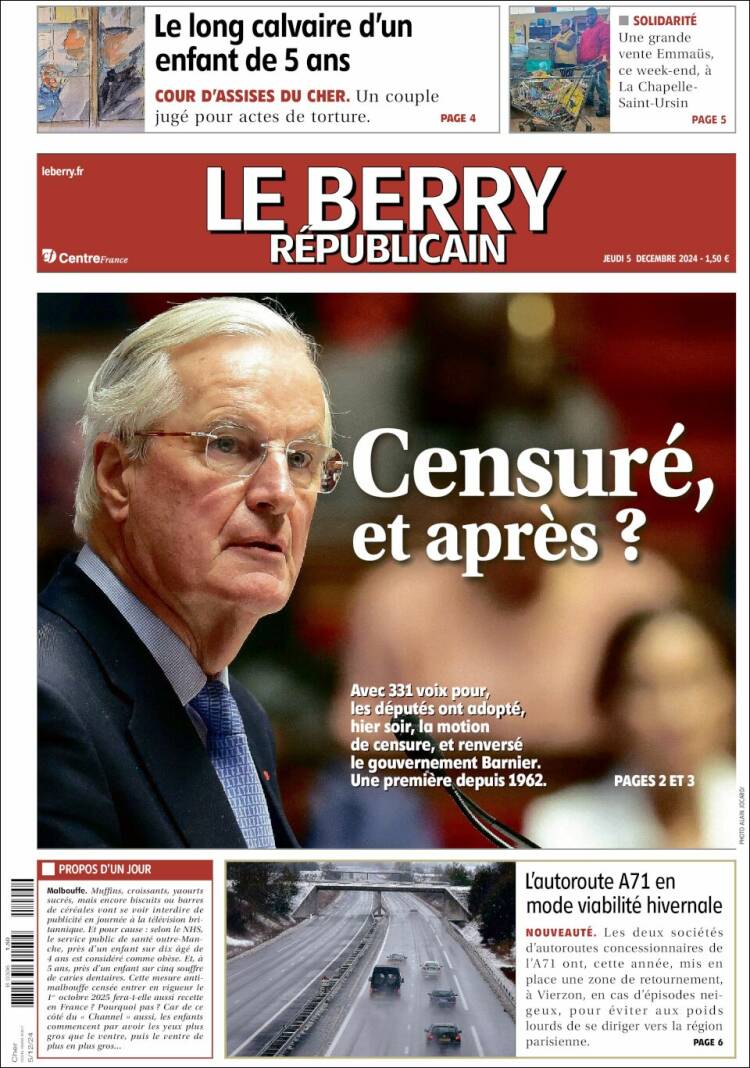 Portada de Berry Republicain (France)