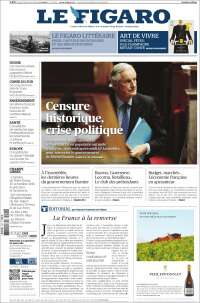 Portada de Le Figaro (France)