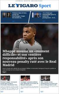 Portada de Le Figaro Sport (France)