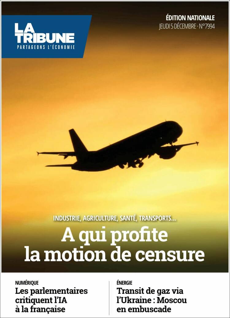 Portada de La Tribune (France)