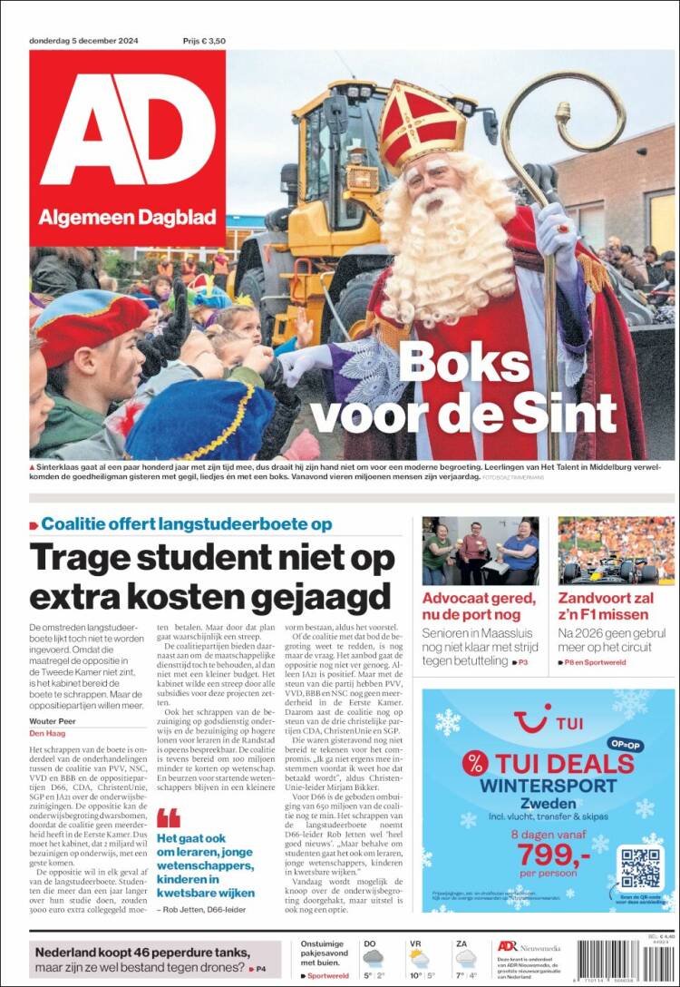 Portada de AD (Pa&iacute;ses Bajos)