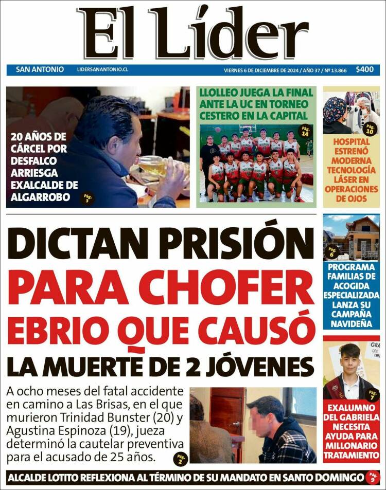 Portada de Lider de San Antonio (Chile)