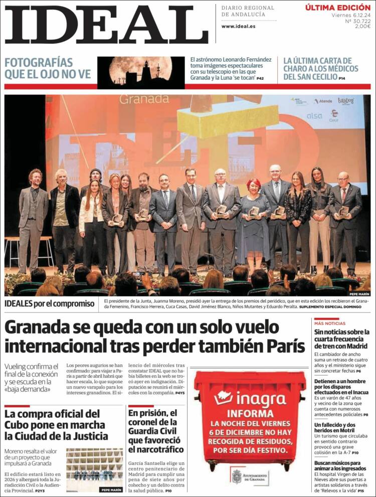 Portada de Ideal (España)