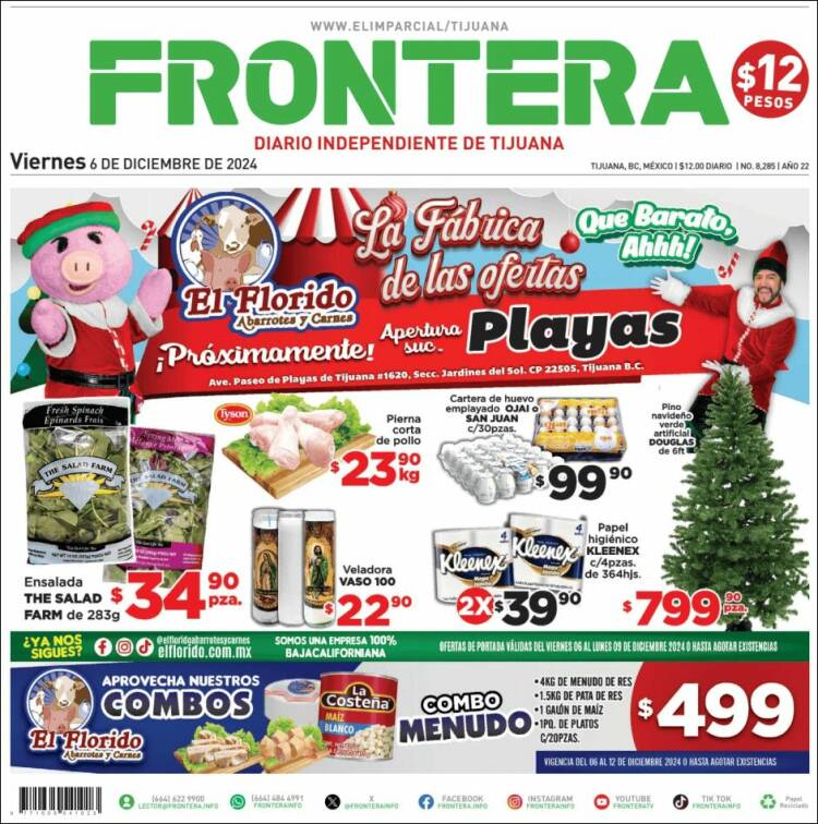 Portada de Frontera (México)