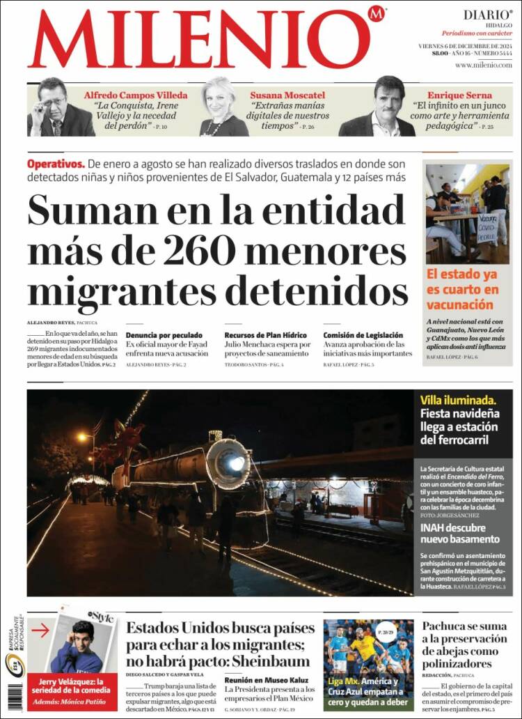 Portada de Milenio de Hidalgo (México)
