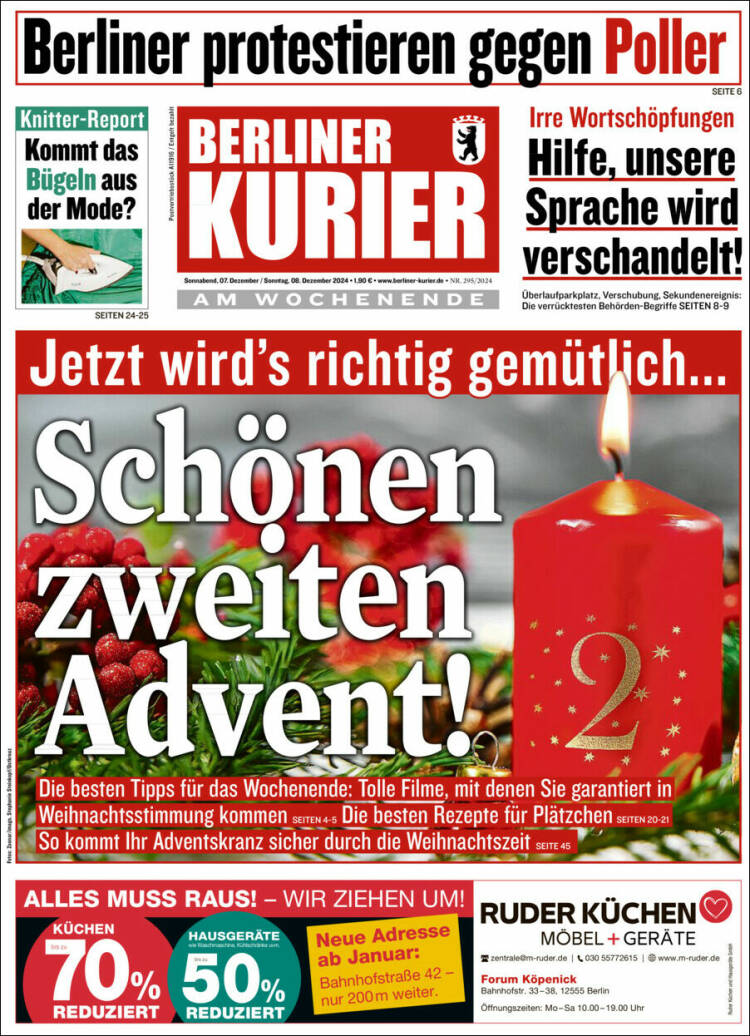Portada de Berliner Kurier - Startseite BK (Germany)