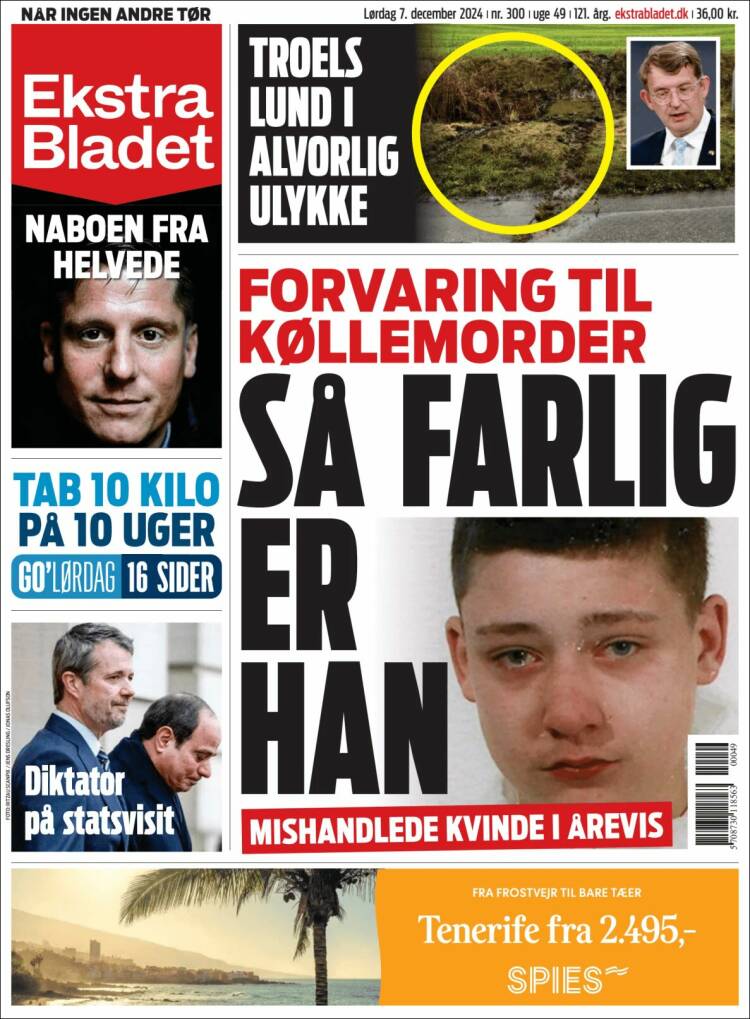 Portada de Ekstra Bladet (Denmark)