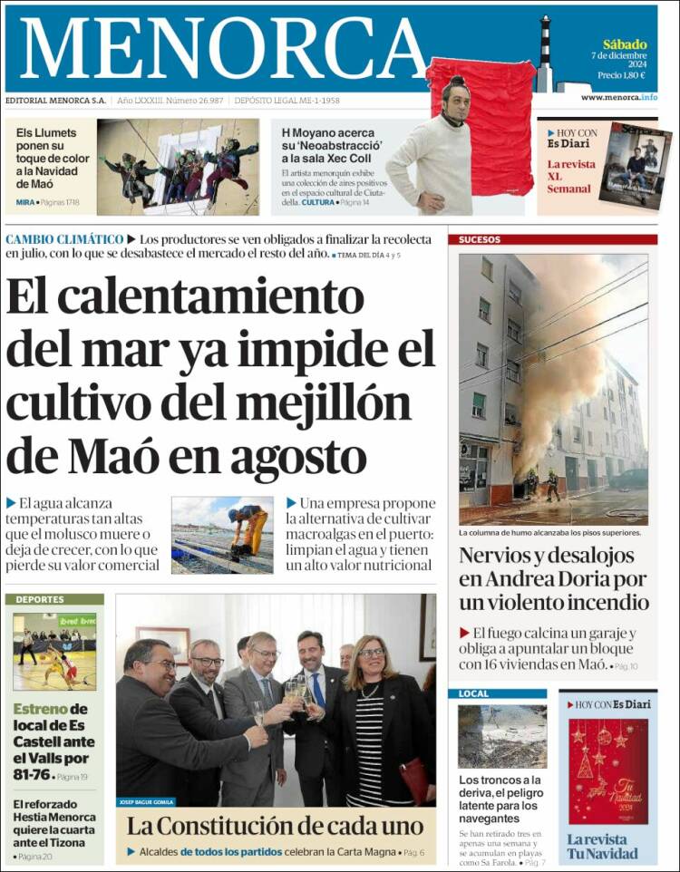 Portada de Menorca - Diario Insular (España)