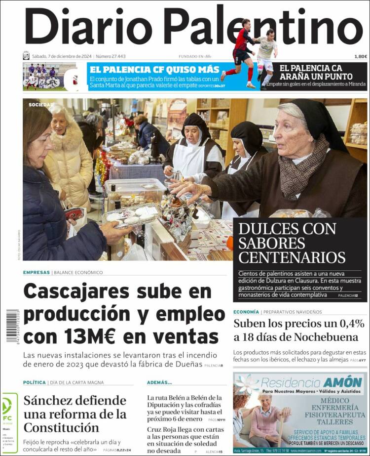 Portada de Diario Palentino (España)