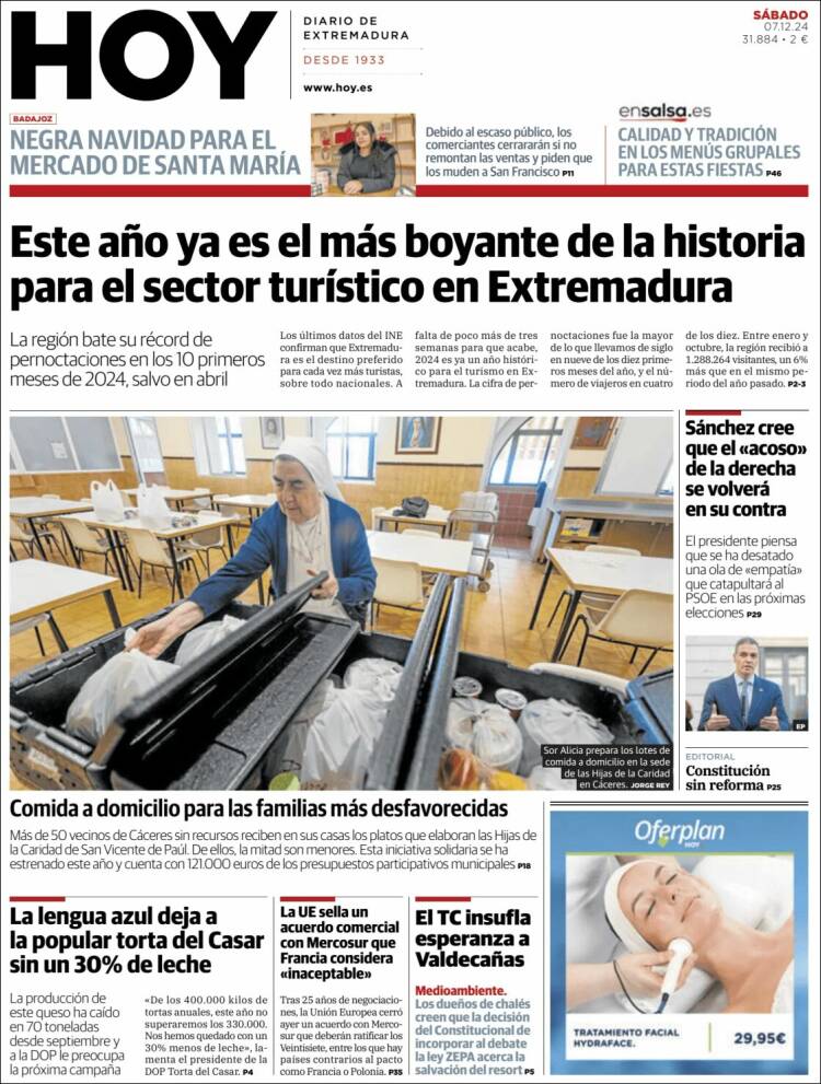 Portada de Hoy - Badajoz (España)