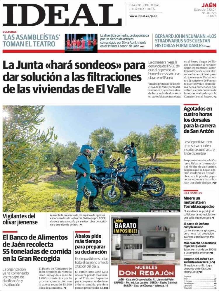 Portada de El Ideal de Jaén (España)