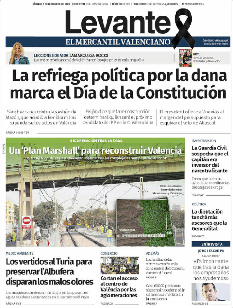 Portada de Levante (España)