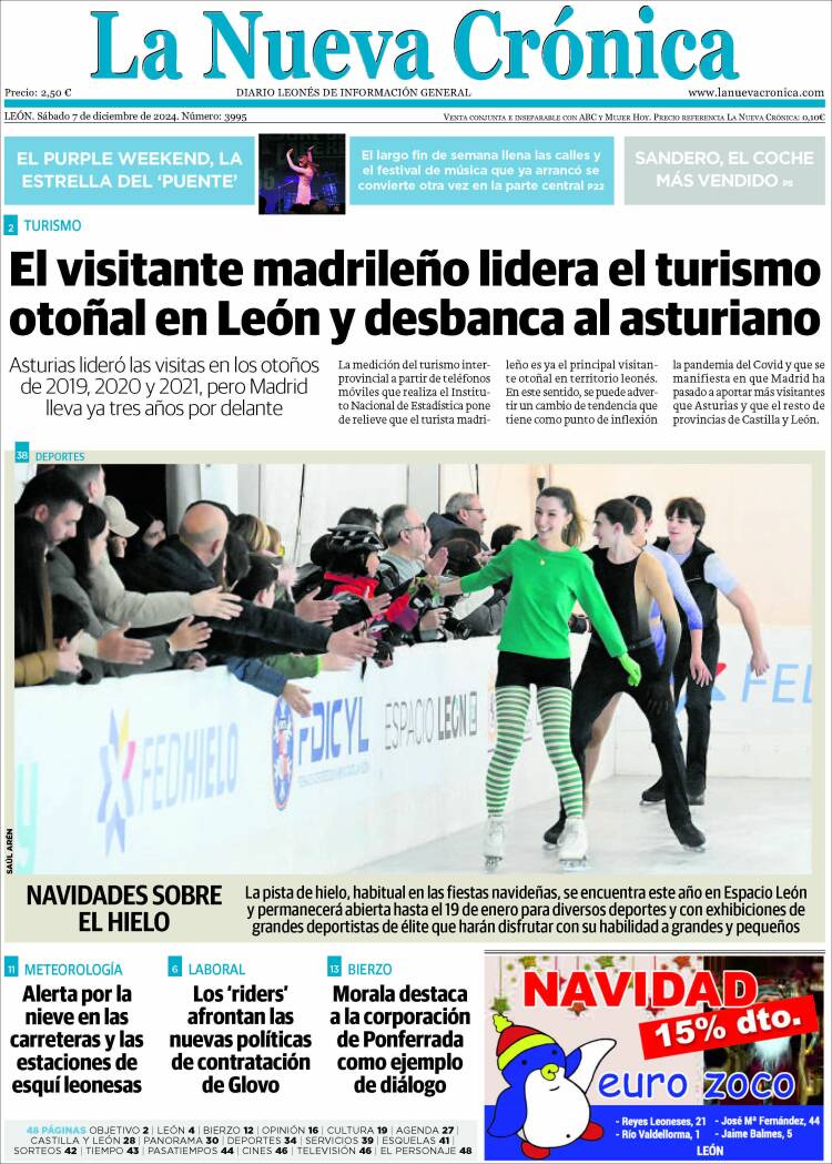 Portada de La Nueva Crónica (España)