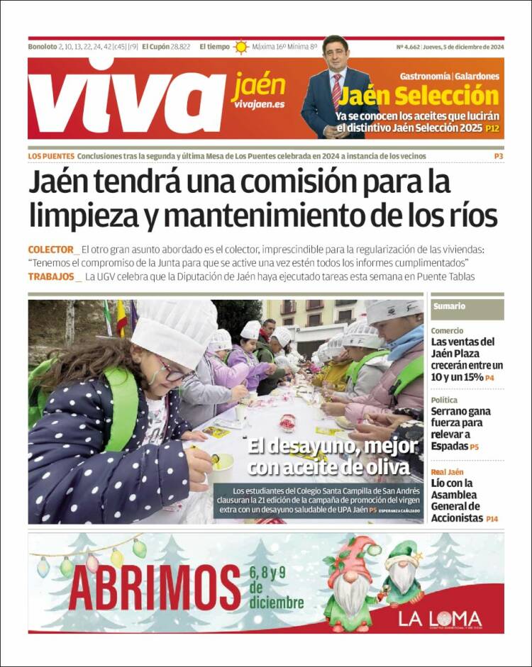 Portada de Viva Jaén (España)