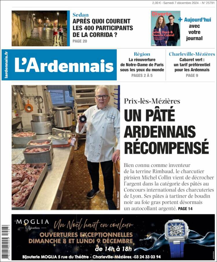 Portada de L'Ardenais (France)