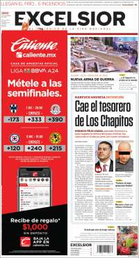 Portada de Excelsior (México)