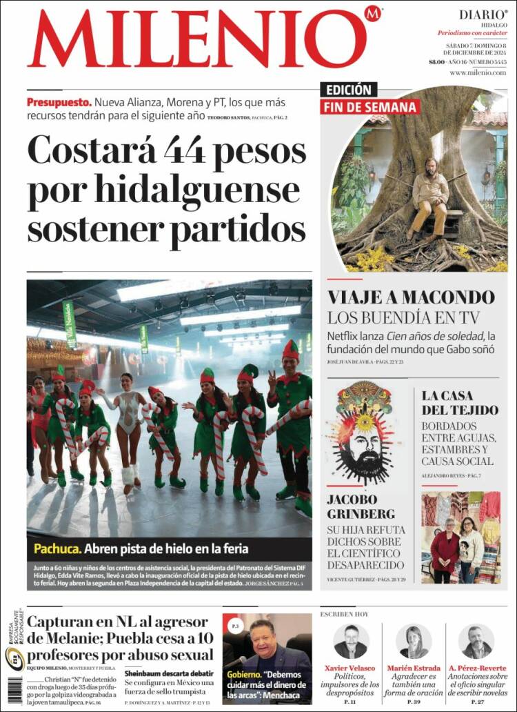 Portada de Milenio de Hidalgo (México)