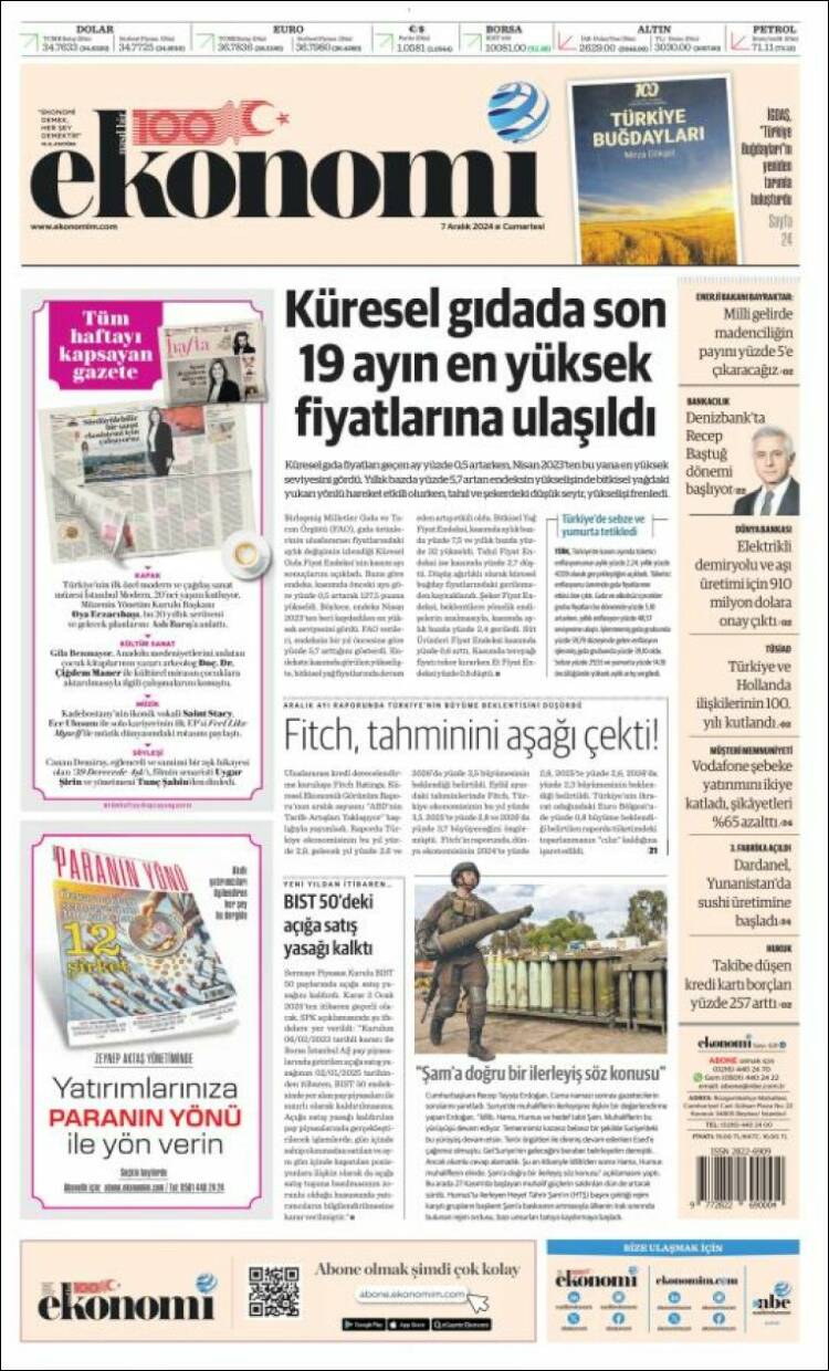 Portada de Dünya (Turkey)