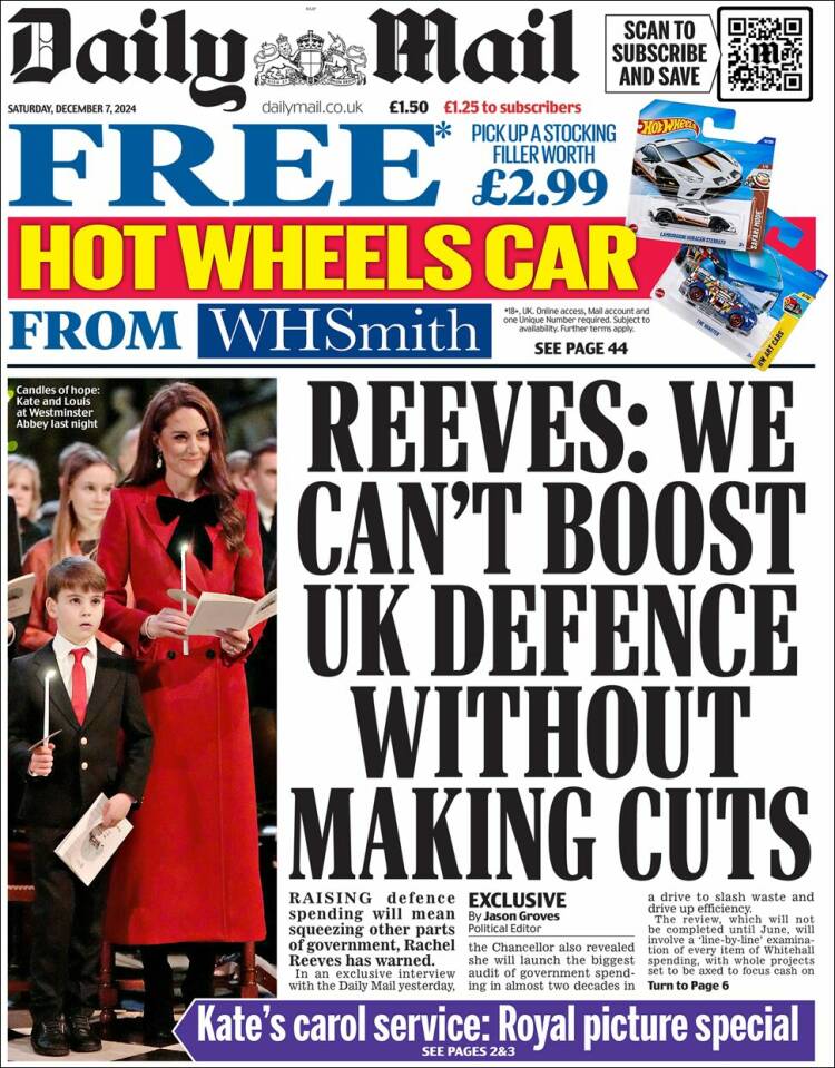 Portada de Daily Mail (United Kingdom)