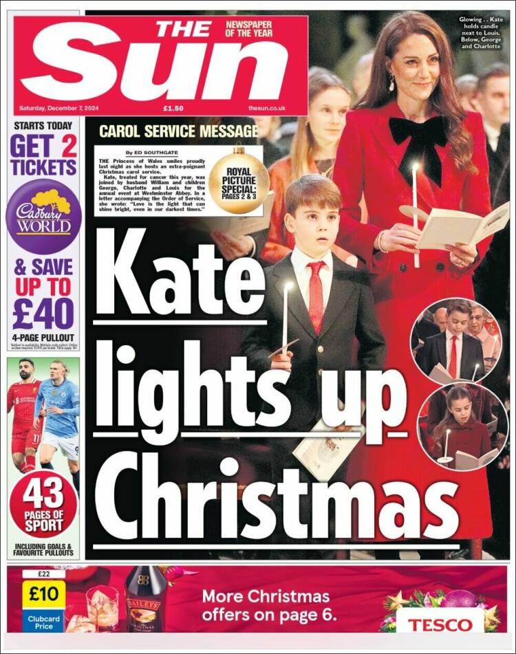 Portada de The Sun (United Kingdom)