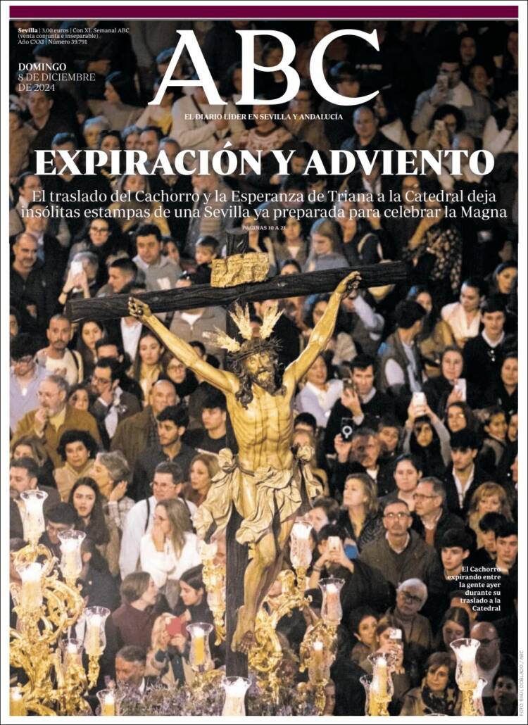 Portada de ABC - Sevilla (España)